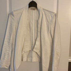 Michael Kors white linen blazer